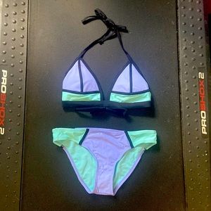 Beautiful color block bikini